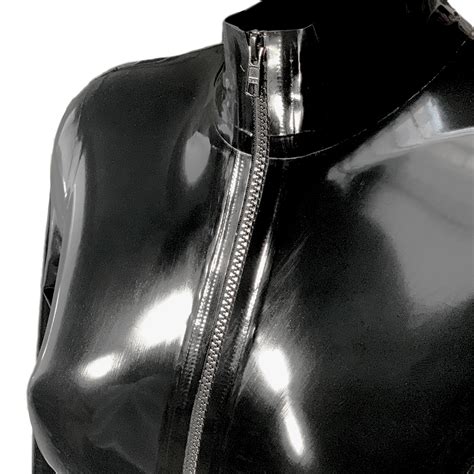 latex bodysuit with zipper|Latex Bodysuit With Zipper .